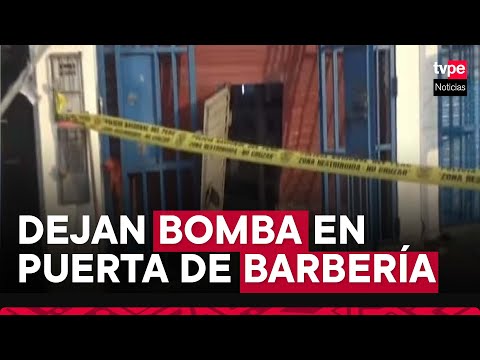 San Martín de Porres: desconocidos detonan explosivos en una barbería