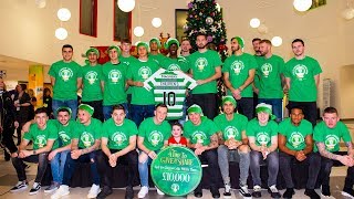 Celtic squad’s Annual visit to Glasgow’s Royal Hospital for Children