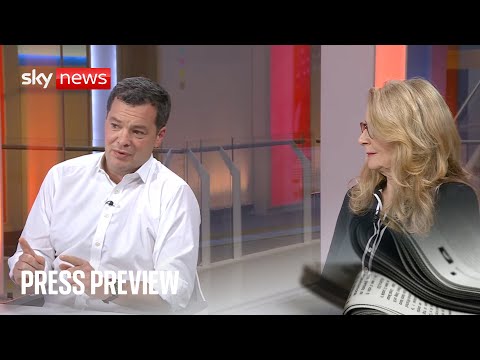 Sky News Press Preview | Alex Deane and Christina Patterson | Monday 29 September 2025