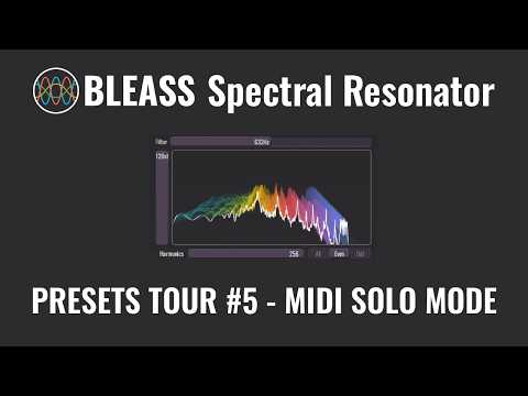 Play Melodic Lines from Drum Loops with BLEASS Spectral Resonator MIDI Mode (4 Presets)