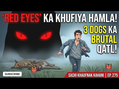 Glowing Red Eyes Aur Wo 3 Dogs Ka Brutal Qatl | Sachi Khaufnak Kahani | The Creepy Book Ep. 275