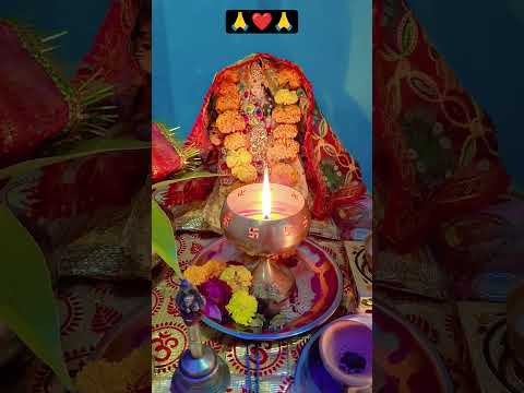 Happy Navratri 🙏🔱🥰💗🙏 Navratri Pooja 🙏 craftervani26#shorts #navratri #hindufestival #sherawali #maa
