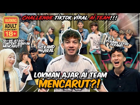TREND TIKTOK CHALLENGE..AI TEAM MENCARUT?KONTEN 18 TAHUN KEATAS BANYAK MENCARUT