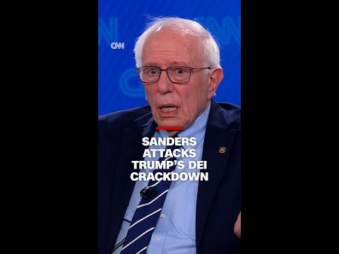 Sanders attacks Trump's DEI crackdown