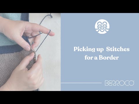 Picking up Stitches for a Border