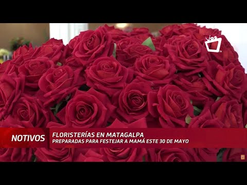 Floristerías en Matagalpa preparadas para festejar el Día de las Madres