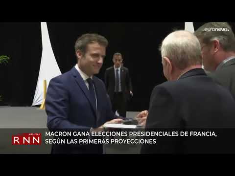 Macron gana elecciones presidenciales de Francia, según las primeras proyecciones