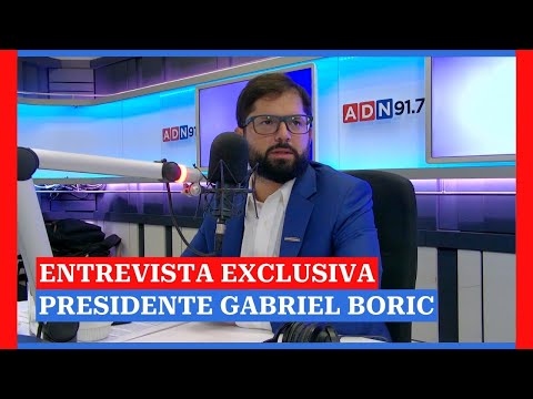 EN VIVO: Entrevista exclusiva al Presidente Gabriel Boric en ADN