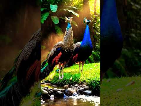 Talking peacock 🦚 #birds #peacock #peacockdance #animals #wildlife #birdcall #मोर