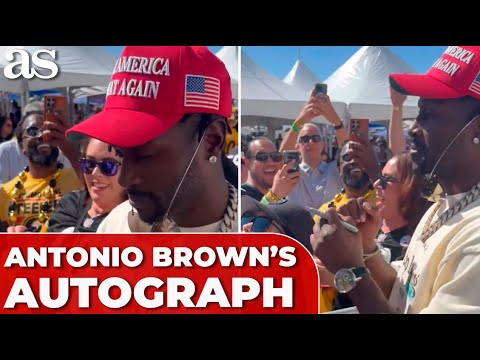 ANTONIO BROWN surprised by fan's bizarre REQUEST for his AUTOGRAPH