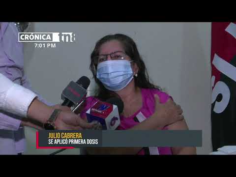 Continúa vacunación voluntaria contra el COVID-19 en Managua - Nicaragua