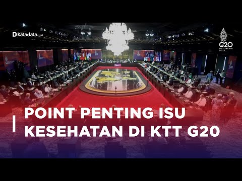 Jokowi Serukan 2 Poin Penting dalam Isu Kesehatan di KTT G20| Katadata Indonesia
