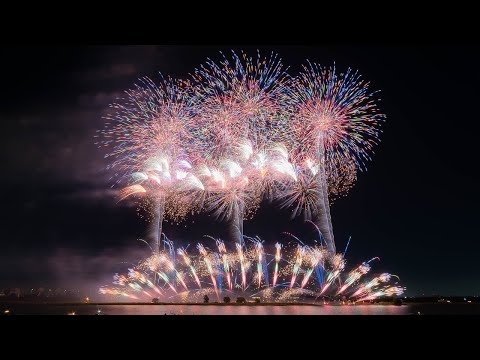 【4K】2025 桑名水郷花火大会 中部コーポレーション 想いをのせて、夜空へ♪