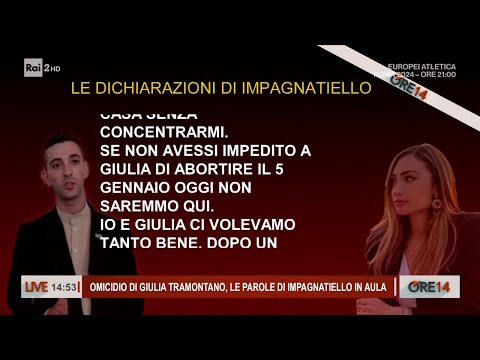 Giulia Tramontano, Impagnatiello in aula: "Non sono pazzo" - Ore 14 del 11/06/2024