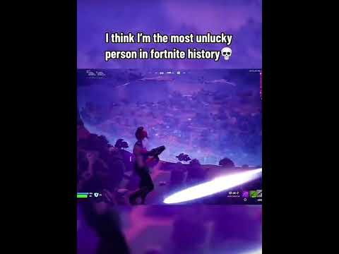 MOST UNLUCKY FORTNITE MOMENT!!!! #shorts #fortnite #unlucky #moment #fyp #viral