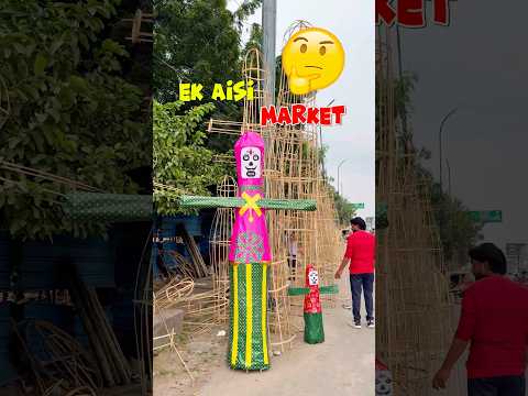 Cheapest Ravan Market In Lucknow 2025 | Ravan Market In Lucknow | #dussehra #ravan #lucknow #twl