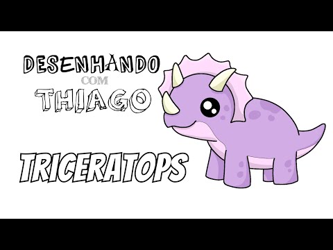 TRICERATOPS (Desenhando com Thiago)