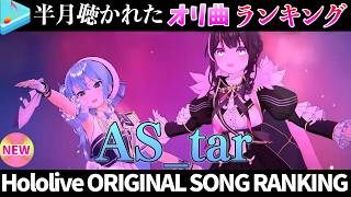 【holoX】半月で一番聴かれたオリ曲は？オリ曲ランキング 30 most viewed song in this month 2026/5