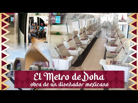 El Metro de Doha, obra de un diseñador mexicano