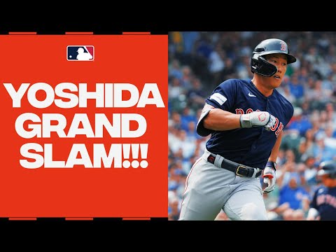 MACHO MAN YOSHIDA SLAM! Masataka Yoshida hits a GRAND SLAM for the Boston Red Sox! video clip