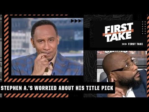 The Warriors’ close Game 4 win is making Stephen A. worried about his title pick  | First Take video clip