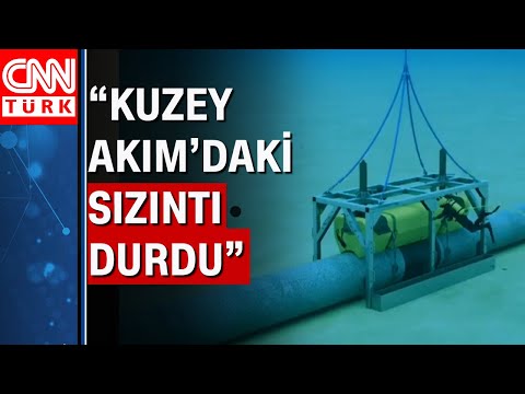 Gazprom, Kuzey Akım boru hatlarındaki sızıntıların durduğunu açıkladı