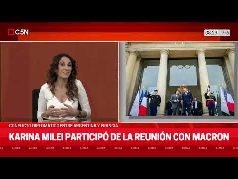 MILEI en FRANCIA: FINALIZÓ la REUNIÓN con MACRON