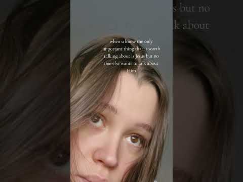 i just want to talk about Jesus...