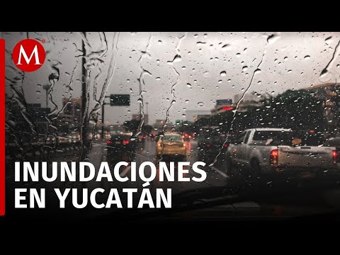 Las constantes lluvias causan diversas afectaciones en Mérida, Yucatán