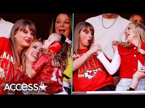 Taylor Swift Dances & Makes Brittany Mahomes’ Baby Smile at Chiefs Game