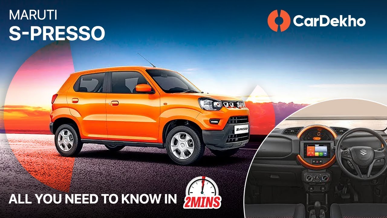 Maruti Suzuki S-Presso Expected Price, Features, Engine & More! | #in2mins| CarDekho