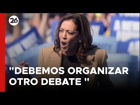 Kamala Harris: Es nuestra responsabilidad ante los votantes realizar otro debate