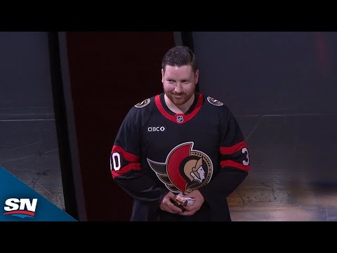 Former Senators Goalie The Hamburglar Honoured With Burger Toss