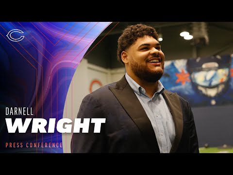 Darnell Wright media availability | Chicago Bears video clip