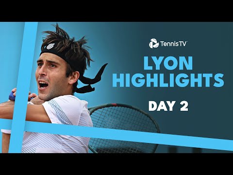 Rinderknech vs Evans THRILLER; Etcheverry Battles ATP Tour Debutant | Lyon 2024 Highlights Day 1