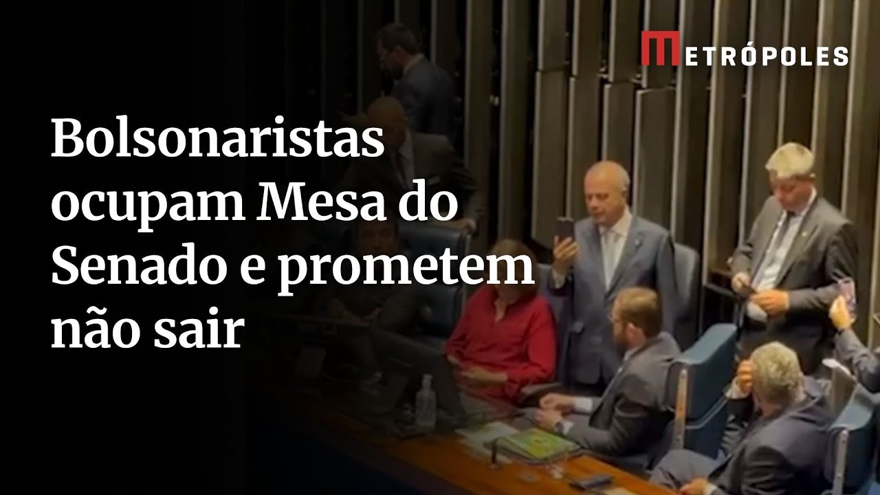Bolsonaristas ocupam Mesa do Senado e prometem não sair Veja