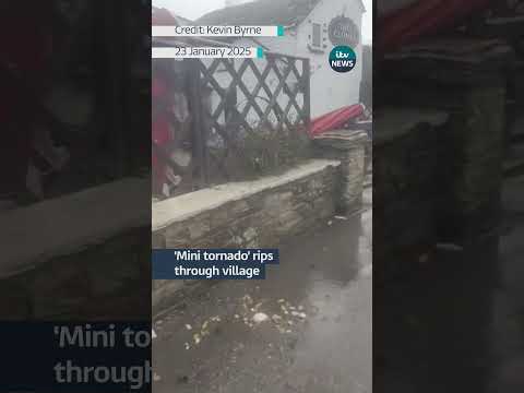'Mini' tornado rips through village