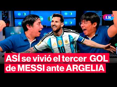 ARGENTINA vs. ARGELIA EN VIVO: así reaccionamos a su GOL HISTÓRICO | #LR