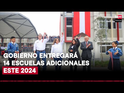 Presidenta Dina Boluarte inaugura novena Escuela Bicentenario en Lima