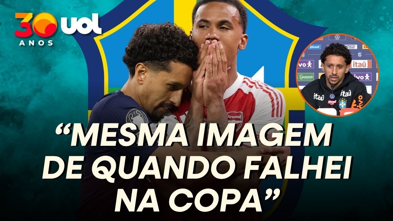 MARQUINHOS SOBRE ABRAÇO EM GABRIEL MAGALHÃES APÓS PÊNALTI PERDIDO NA CHAMPIONS: 'SEI O PESO QUE É'