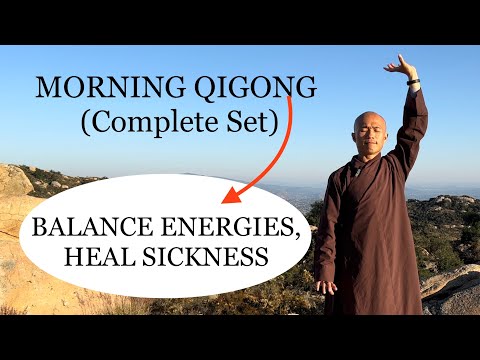 BALANCE ENERGIES, HEAL SICKNESS | Morning Qigong Daily Routine | Baduanjin (Complete Set)