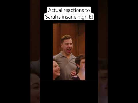 Reactions to Sarah Moyer’s high E in Poulenc’s Figure Humaine #singerreaction #singerreacts #fyc