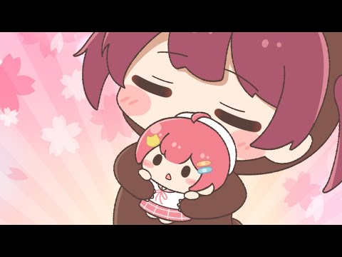 【手描き】抱きしめたくなるぷにぷにみこち【さくらみこ/宝鐘マリン/ホロライブ】