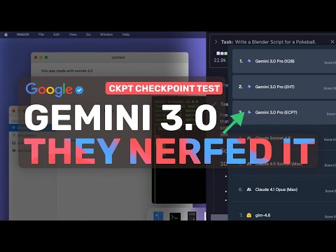 Gemini 3.0 Pro (ECPT Checkpoint - TESTED) : They NERFED IT! 10% LOW SCORE but still good.