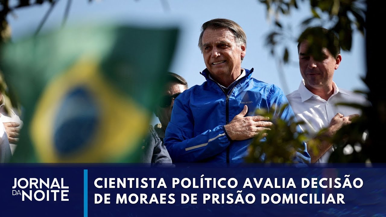 Cientista político avalia decisão de Moraes de prisão domiciliar de Bolsonaro | Jornal da Noite
