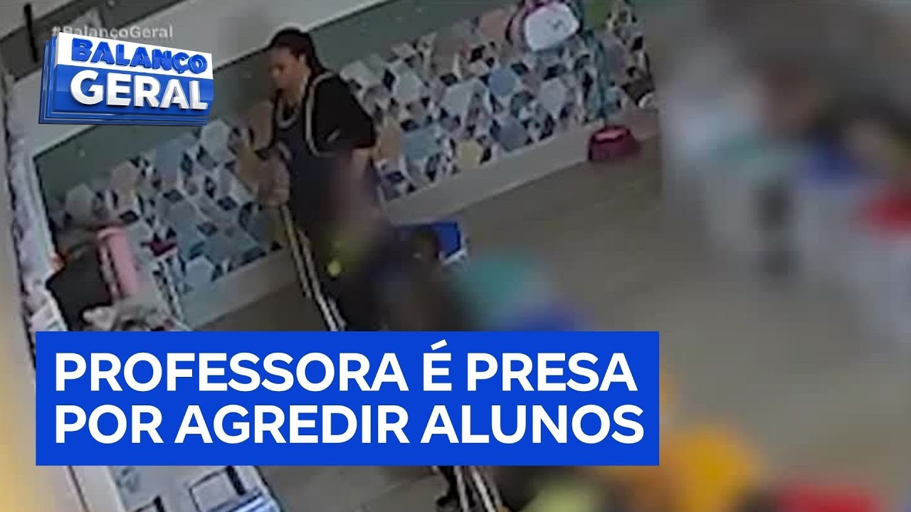 Professora presa por agredir criança em sala de aula vai responder por maus tratos