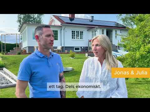 Från elberoende till eloberoende – solceller och batteri i Töcksfors