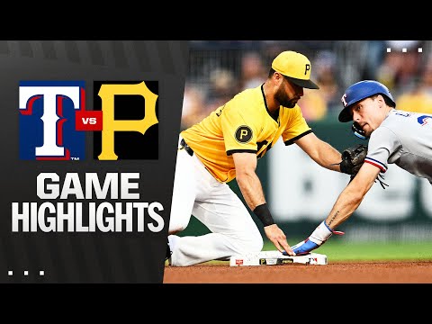 Rangers vs. Pirates Game Highlights (6/20/25) | MLB Highlights