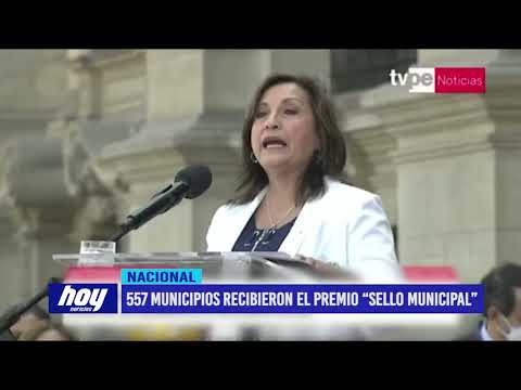 557 Municipios recibieron el premio Sello Municipal del MIDIS