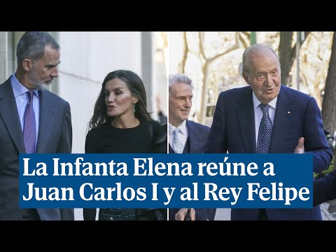La Infanta Elena reúne a Juan Carlos I y al Rey Felipe por su 60 cumpleaños
